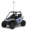Storm Gray / Polaris Blue 2026 Polaris RZR 200 EFI